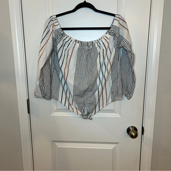 Roxy women’s top medium tie front - Picture 1 of 6